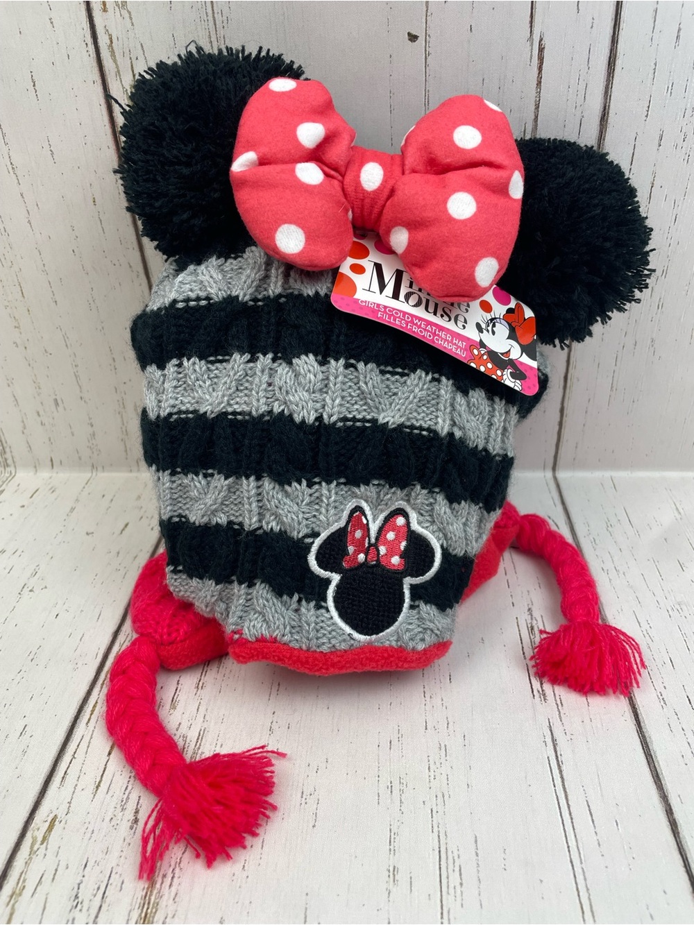 Disney Minnie Mouse Knit/Fleece Hat
